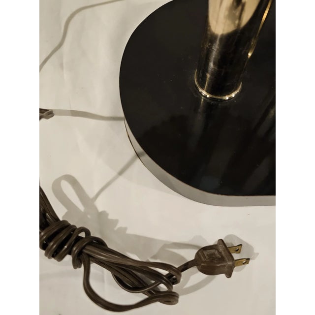 Brass Vintage Tall Hollywood Regency Brass Candelabra Table Lamp For Sale - Image 8 of 8