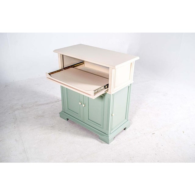 Antique Wood TV Cabinet in Shabby Chic Style, 1960 For Sale - Image 9 of 15