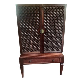 Burmese Mid-Century Armoire For Sale