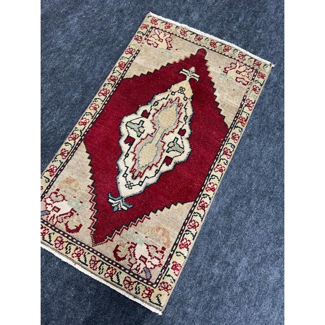 Early 21st Century Turkish Yastik Rug 1'7" x 2'9" For Sale - Image 5 of 5