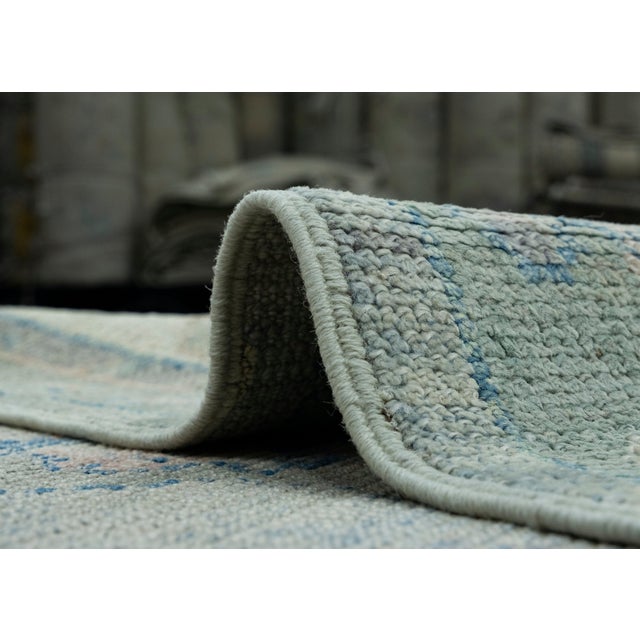 Textile Turkish Oushak Rug 5' x 6'11" #17885 For Sale - Image 7 of 8