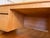 Mid-Century Modern Solid Wood Pedestal Executive Desk, Five Drawers, Raised Edge For Sale - Image 6 of 18