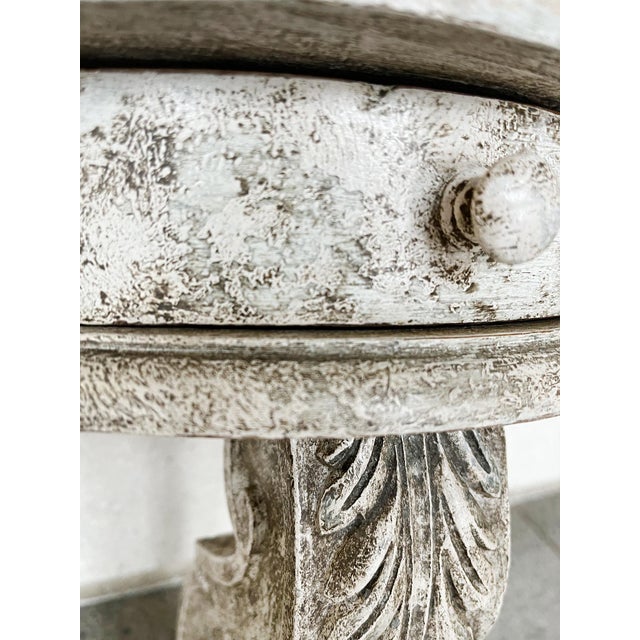 White White-Painted Wood Wall Shelves With Serpentine Brackets - A Pair For Sale - Image 8 of 13