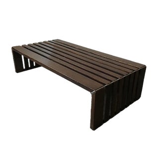 Vintage Slatted Bench or Coffee Table by Walter Antonis for ‘t Spectrum For Sale