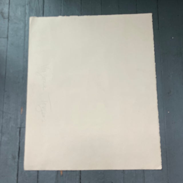 1970’s Original Folk Art Children’s Room Teddy Bear Watercolor Painting For Sale In Philadelphia - Image 6 of 7