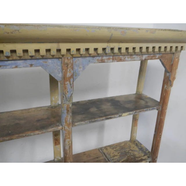 1940s Bookcase Shelf in Fir, 1940s For Sale - Image 5 of 10