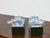 Blue 1920s Blue and White Porcelain Table Lamps, Asian - Pair For Sale - Image 8 of 11