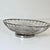 Mid-Century Modern 1970s Vintage Hollywood Regency Boho Chic Silverplate Wire Bread Basket Serving Dish For Sale - Image 3 of 11