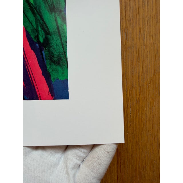 1980s Walasse Ting (1929–2010), 3 Perroquets, Galerie Lucie Weill-Seligmann, Copyright 1989, Yves Riviera Editeur, Paris, Printed in Switzerland For Sale - Image 5 of 13