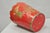 Mid 20th Century Italian Chinoiserie Hand Painted Oriental Red Tole Metal Wastebasket Trashcan For Sale - Image 15 of 18