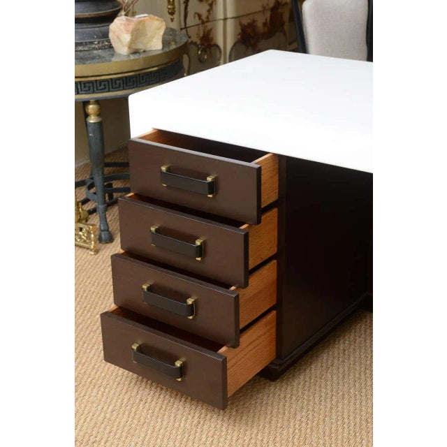 Wood Paul Frankl Eight-Drawer Desk Art Deco For Sale - Image 7 of 10