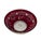 Elevate your tablescape or glass collection with this striking vintage Bohemian ruby cut-to-clear lead crystal centerpiece...