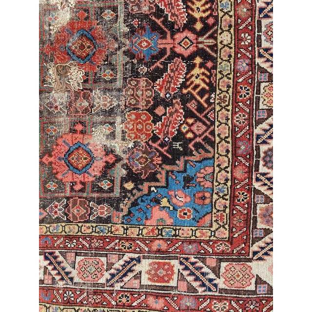 Antique Distressed Kurdish Northwest Rug, 1890s For Sale - Image 9 of 18