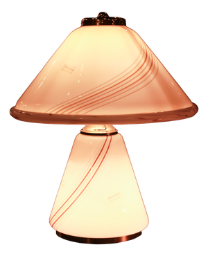 Large Italian Murano Glass Table Lamp from Venini, 1950s