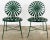 Francois Carre Antique Francois Carre Sunburst Garden Chairs, a Pair For Sale - Image 4 of 9
