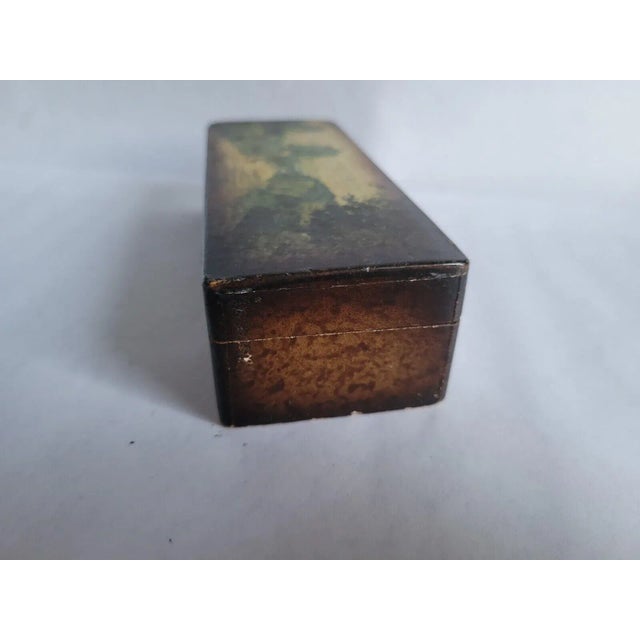 This beautiful Mottahedeh Italian Wooden Hinged Divided Postage Stamp Box will look stunning displayed on any tabletop or...