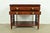 Late 20th Century Baker Furniture Historic Charleston Chippendale Carved Mahogany Rolling Buffet Server or Bar Cart For Sale - Image 5 of 11