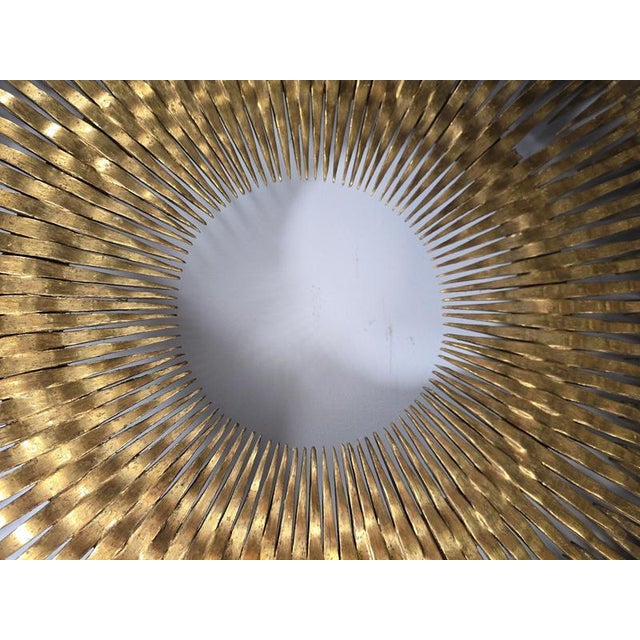 18th Century Gilt Carved Wooden Sunburst For Sale - Image 6 of 18