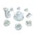 Ceramic Tea Set, Set of 16 For Sale