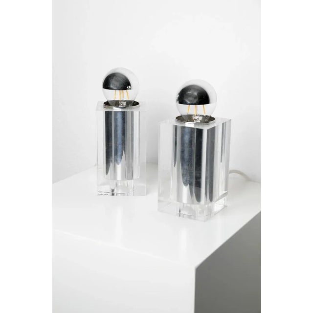 Modern Table Lamps, 1970s, Set of 2 For Sale - Image 3 of 5