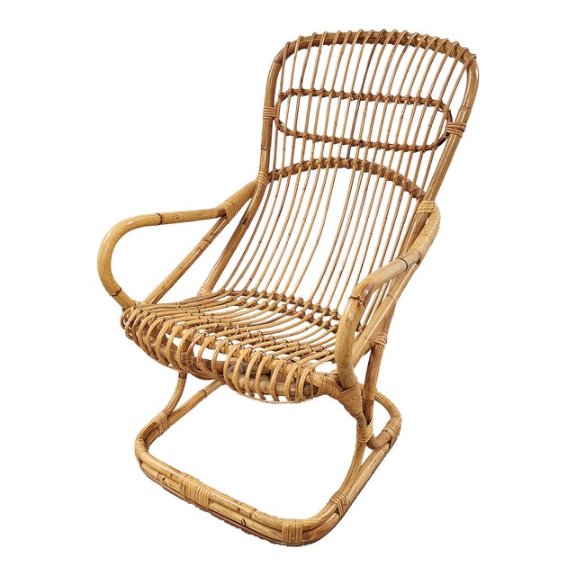 Mid-Century Tito Agnoli Style Armchair For Sale