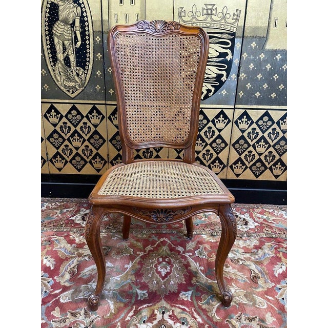 Louis XV Cane Chairs, Set of 6 For Sale - Image 5 of 11