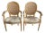 Pair Fratelli Boffi Italy ~ Louis XVI Cane Back Arm Chairs For Sale