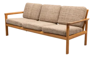 Vintage Borneo Three-Seater Sofa by Sven Ellekaer for Komfort, 1960s