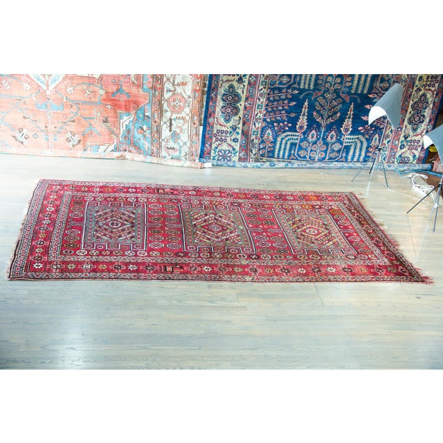 Early 20th Century Early 20th Century Anatolian Turkish Rug For Sale - Image 5 of 15