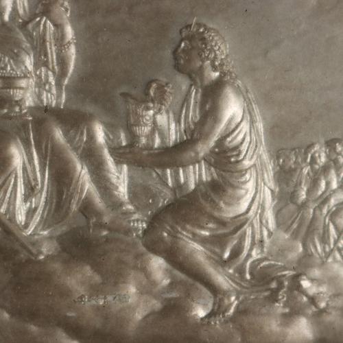 Giuseppe Ferraris, Bas-Relief, Metal For Sale - Image 5 of 13