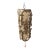 1960sSpanish Revival/ Hollywood Regency Metal and Gilt Pendant Lamp For Sale