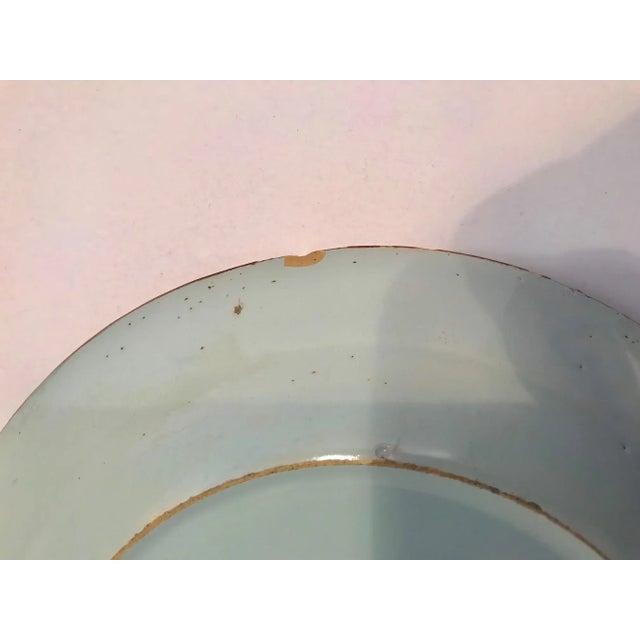 English Lambeth Delft Plate in Shades of Blue by Abigail Griffith - 18th Century For Sale In West Palm - Image 6 of 7