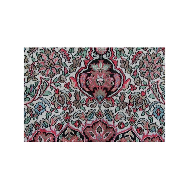 12x18 Indo Kashmir Silk Area Rug - 100901 For Sale - Image 13 of 14