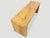 Andrianna Shamaris Natural Teak Wood Wave Bench For Sale In New York - Image 6 of 18