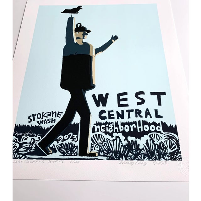 2020s "Boris" the Tin Man Limited Edition Giclee Print by Neicy Frey For Sale - Image 5 of 9