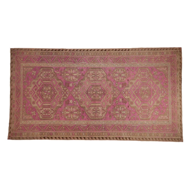 Vintage Distressed Soumac Carpet - 6' X 11'2" For Sale - Image 11 of 11