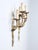 Antique Pair of French Bronze Louis XV or Rococo Style Sconces with two candelabra size bulbs each, circa 1880-1920. The...