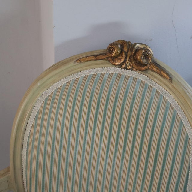 Set of Early 19th Century Louis XVI Armchairs For Sale - Image 6 of 8