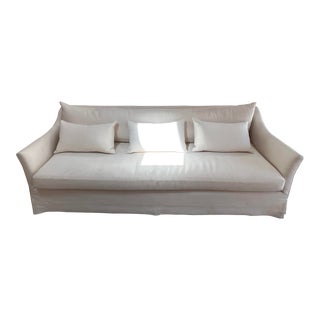 Dmitriy & Co. Seine III Sofa in Belgian Linen For Sale