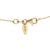 0.62ctw Diamond and Ruby Heart Charm Necklace, 18k Yellow Gold, Length 18 In. For Sale - Image 4 of 7