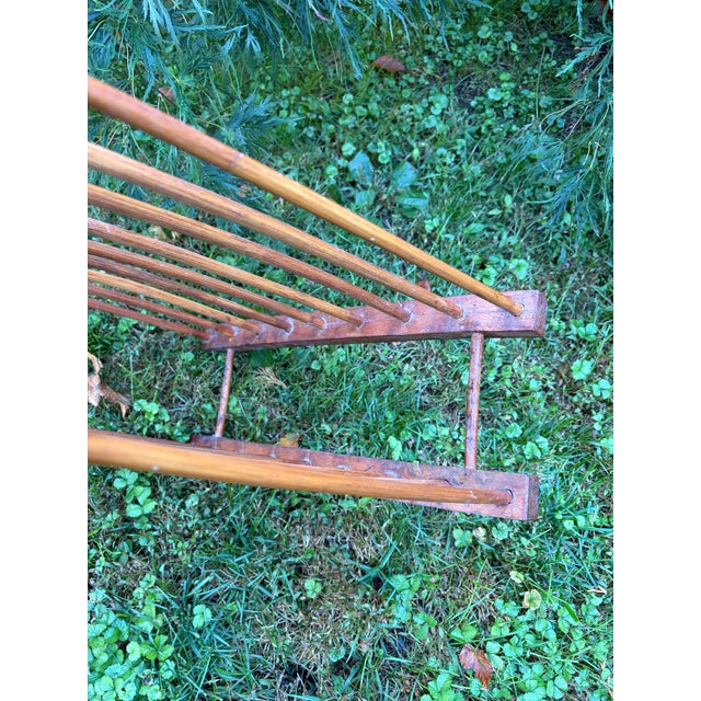 Vintage Wood Plate Rack For Sale - Image 9 of 17