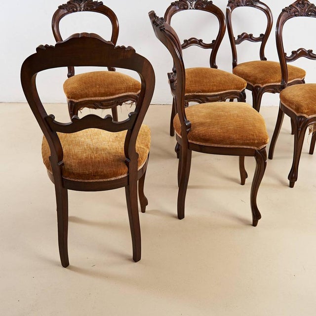 Louis Philip Style Chairs, Set of 6 For Sale - Image 5 of 7