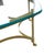 Brass & Glass Coffee Table | Hollywood Regency Style, Hoof Foot Base For Sale - Image 11 of 18