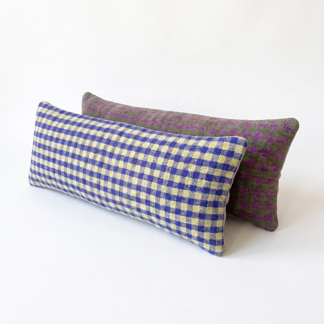 This beautiful 16'' X 48'' pillow cover set was made from authentic Turkish Kilim pieces. Bright colors of wool adorn the...