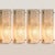 Structured Wave Glass and Brass Wall Light from Kaiser, 1970s For Sale - Image 8 of 18