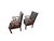 Late 20th Century Attributed to Michael Taylor Baker Greek Key Armchairs Pair For Sale - Image 12 of 18