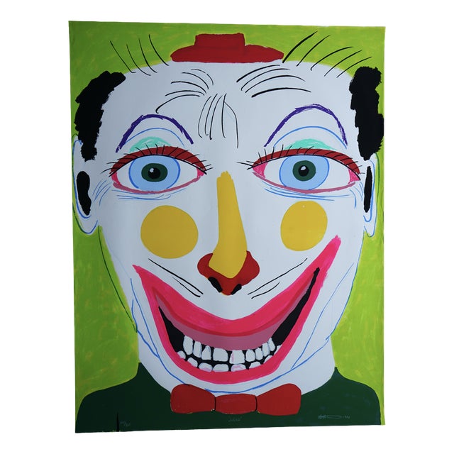 Frederick James Brown, Jules, 1990, Silkscreen Print For Sale