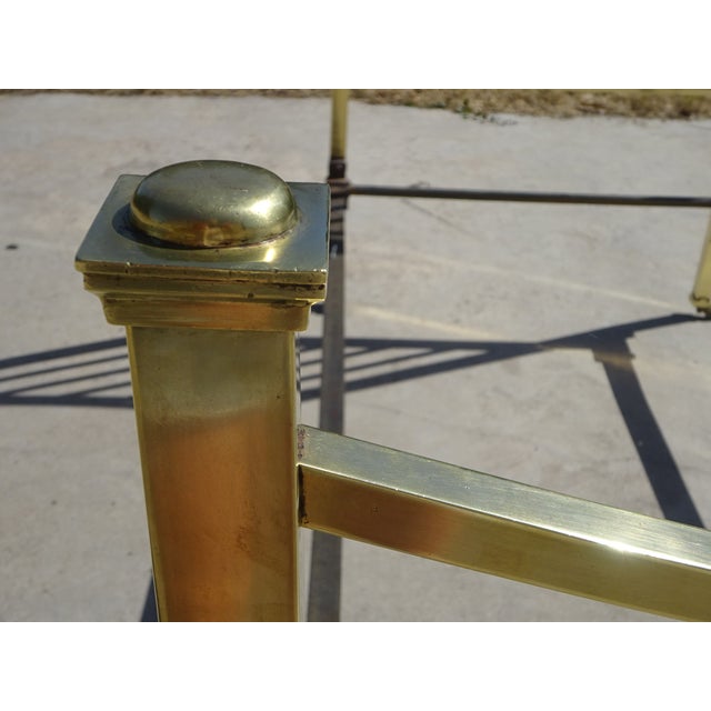 Antique Bed in Gilt Brass, 1890s For Sale - Image 18 of 18