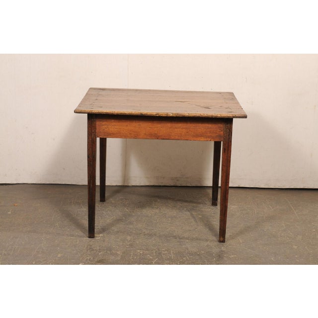 19th Century Brazilian Rustic Brown Peroba Wood Table For Sale - Image 4 of 10