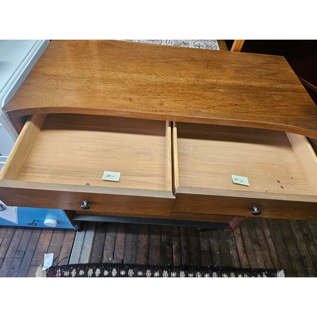 Mid 20th Century American of Martinsville Highboy Dresser For Sale - Image 10 of 14